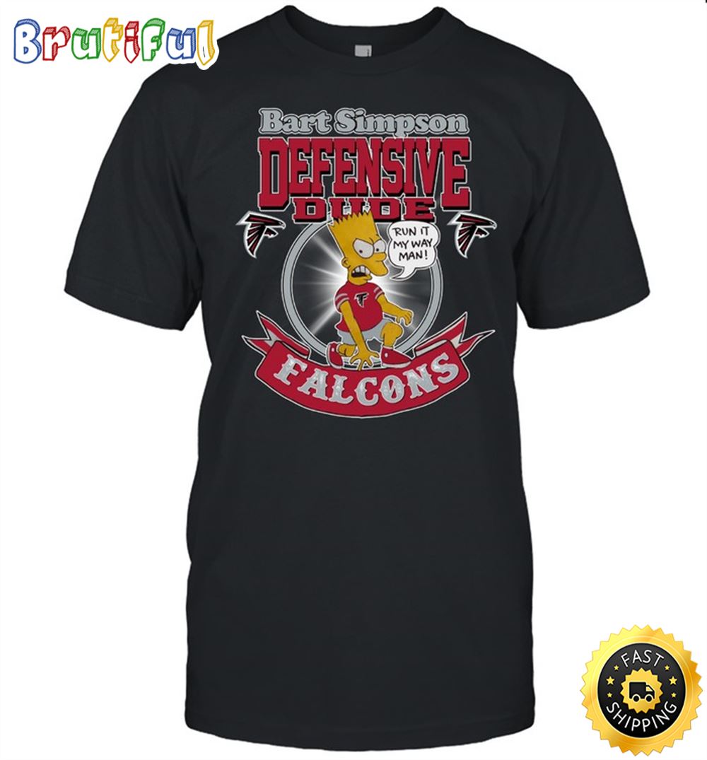 NFL Atlanta Falcons T Shirt Print Simpsons Nfl Simpsons Tshirt For Fans