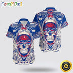 NFL Buffalo Bills Hawaiian Shirts Skull Halloween Show Off Your Team Spirit In Tropical Fashion