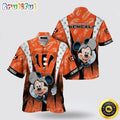 NFL Cincinnati Bengals Hawaiian Shirt Mickey Mouse Ball