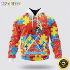 NFL Cleveland Browns Puzzle Autism Awareness All Over Print 3D Hoodie Unisex Hoodie