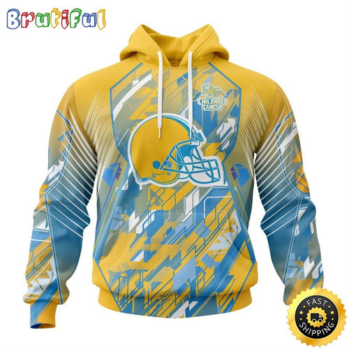 NFL Cleveland Browns Specialized Design Fearless Against Childhood Cancers Hoodie