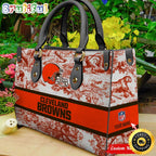 NFL Cleveland Browns Women Leather Bag