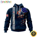 NFL Dallas Cowboys Hoodie Personalized Name And Number 3D Hoodie With United States Flag Unisex Hoodie