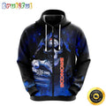 NFL Denver Broncos 3D Hoodie All Over Print Skull Stay Cozy and Stylish