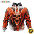 NFL Denver Broncos 3D Hoodie All Over Print Special Kits With Skull Unite In Team Colors