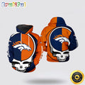 NFL Denver Broncos 3D Hoodie Printed Grateful Dead Show Team Pride