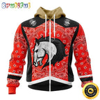 NFL Denver Broncos All Over Print Zip Hoodie 3D Specialized Classic Style Unisex Hoodie