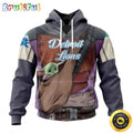 NFL Detroit Lions All Over Print 3D Hoodie Specialized Mandalorian And Baby Yoda Unisex Hoodies