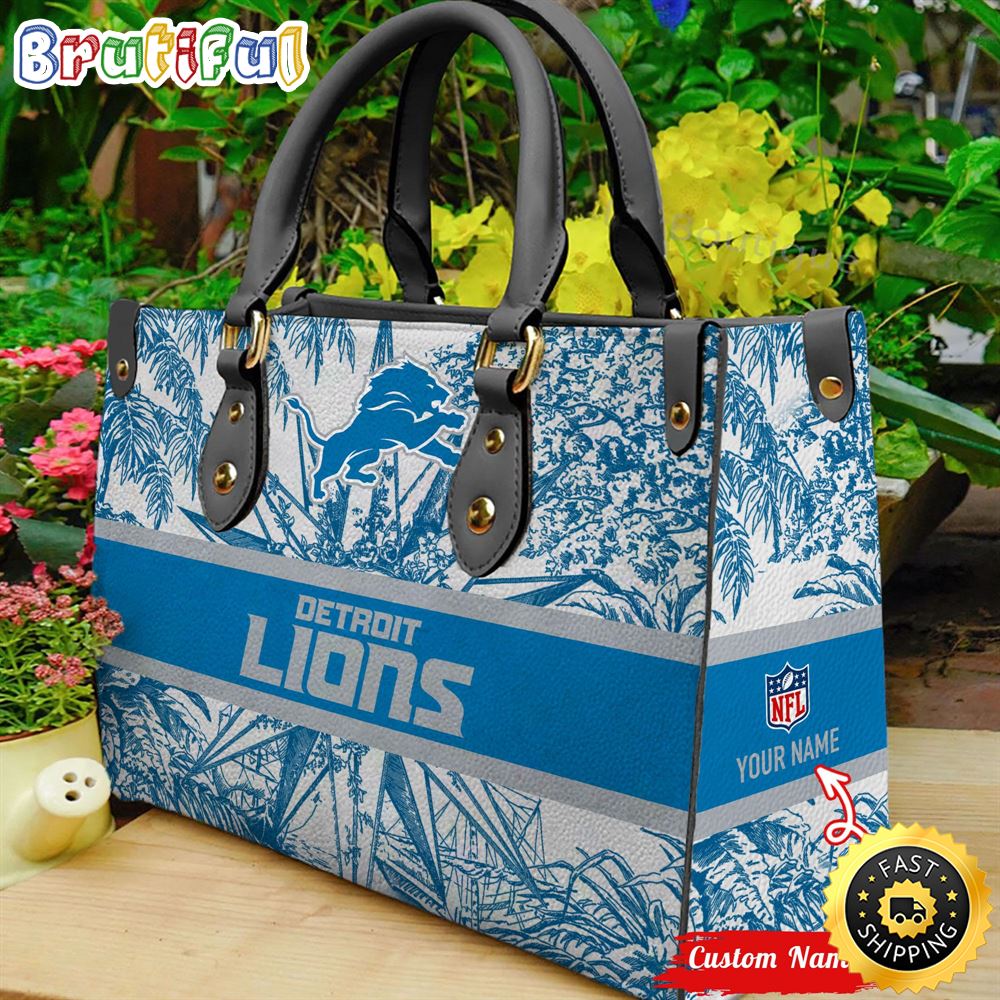 NFL Detroit Lions NFL Women Leather Bag