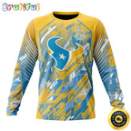 NFL Houston Texans Crewneck Sweatshirt Fearless Against Childhood Cancers Gift For Football Fans