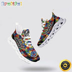 NFL Indianapolis Colts Autism Awareness Max Soul Shoes Perfect Gift For Football Fans