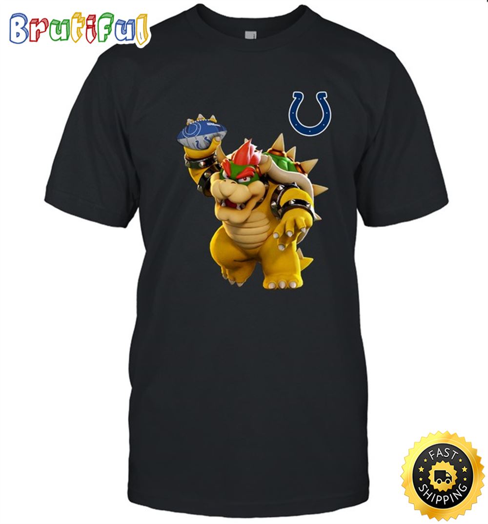 NFL Indianapolis Colts T Shirt Super Mario Nfl Super Mario Tshirt For Fans