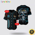 NFL Jacksonville Jaguars Baseball Jersey 3D Personalized Skull Embrace Fashion And Team Spirit