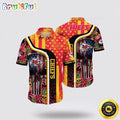 NFL Kansas City Chiefs Hawaiian Shirts Skull Halloween Celebrate Football Season With Aloha Spirit