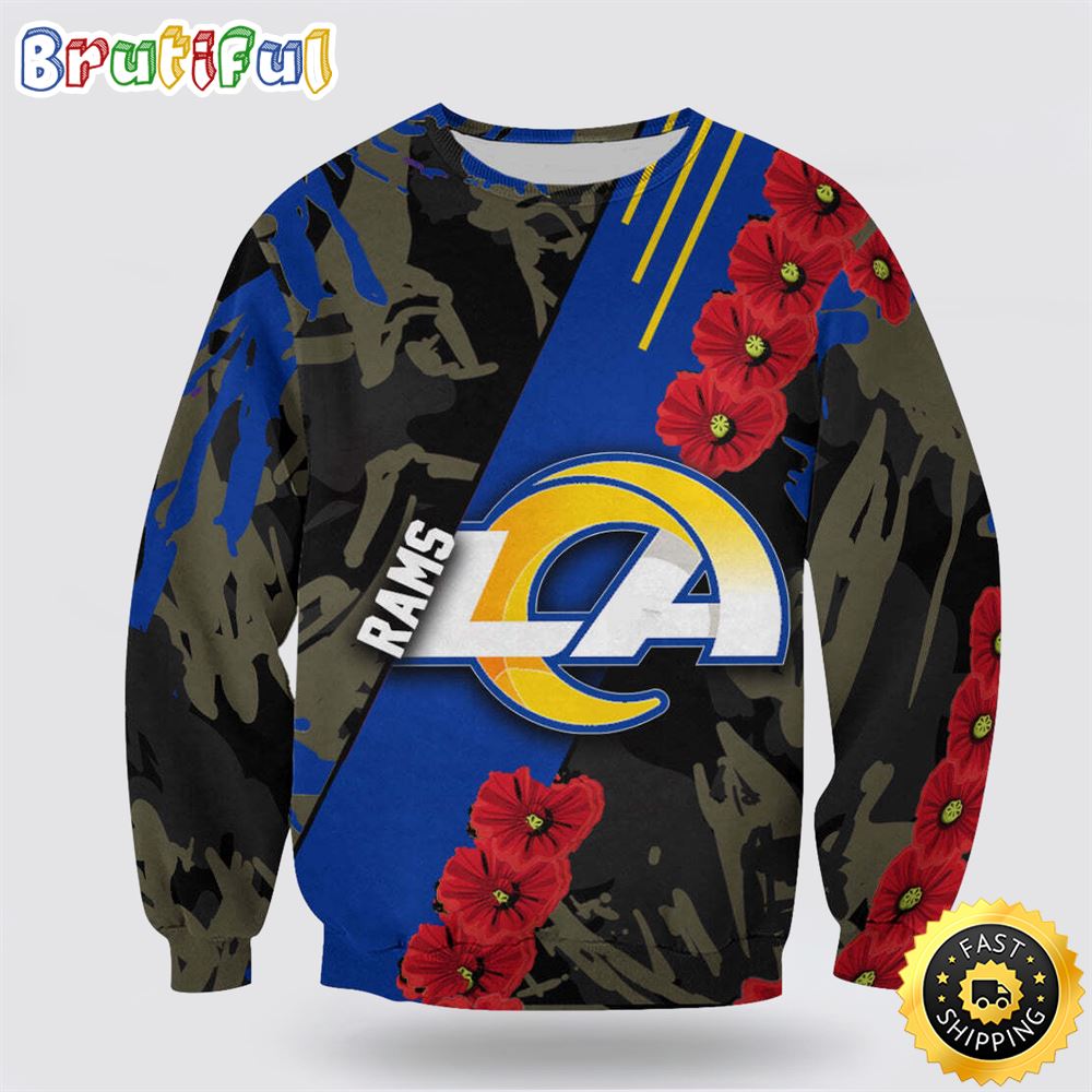 NFL Los Angeles Rams Crewneck Sweatshirt For Hot Fans