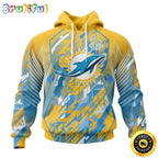 NFL Miami Dolphins All Over Print 3D Hoodie Fearless Against Childhood Cancers Unisex Hoodie