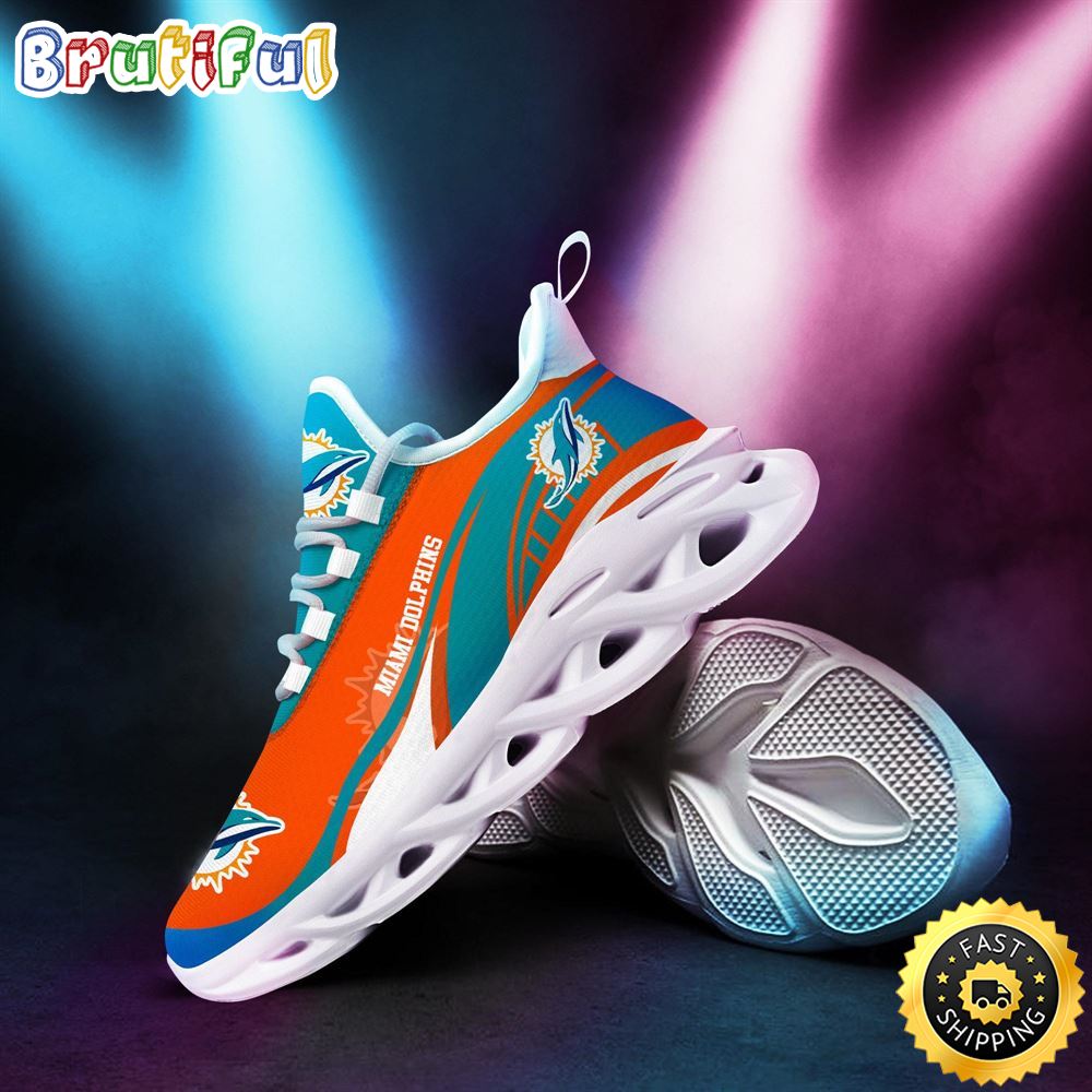 NFL Miami Dolphins Sneaker Max Soul Shoes Hot Special Gift For Fans