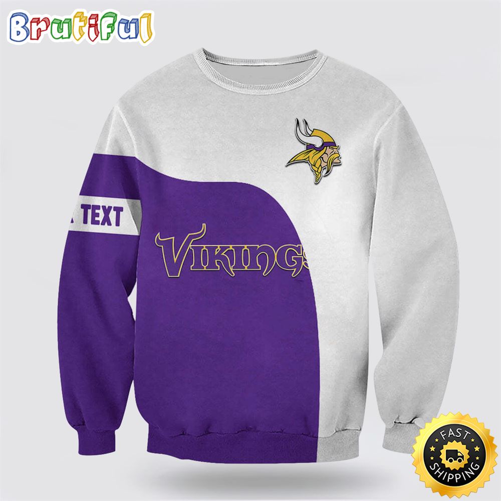 NFL Minnesota Vikings Crewneck Sweatshirt Gift For Fans