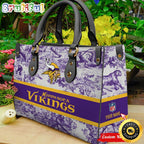 NFL Minnesota Vikings Women Leather Bag
