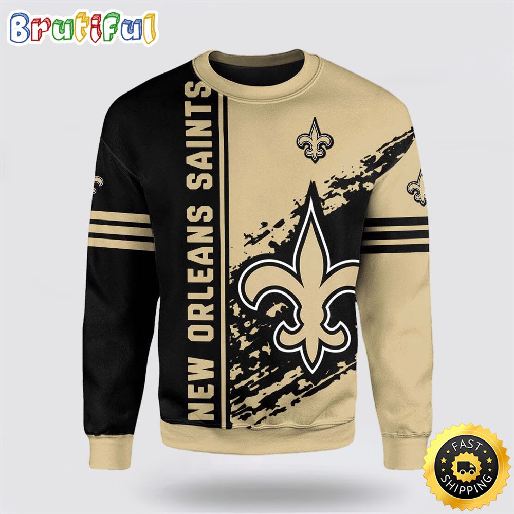 NFL New Orleans Saints Crewneck Sweatshirt For Hot Fans