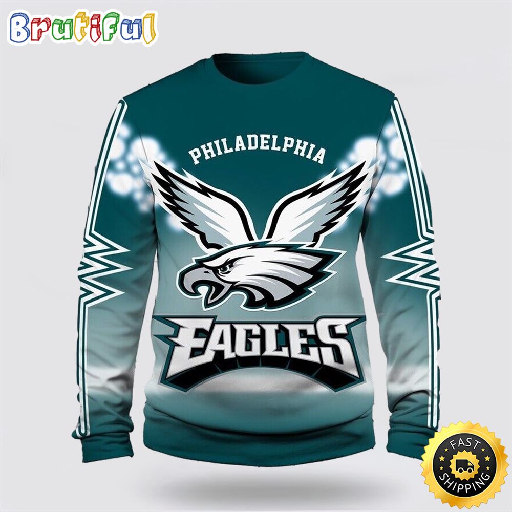 NFL Philadelphia Eagles Crewneck Sweatshirt Limited Edition Gift