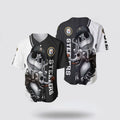 NFL Pittsburgh Steelers Baseball Jersey Jack Skellington And Zero Perfect Your Team Pride In Laid Back Fashion