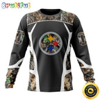 NFL Pittsburgh Steelers Crewneck Sweatshirt Camo Hunting Design Stylish Gear For Fans