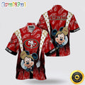 NFL San Francisco 49ers Hawaiian Shirt Mickey Mouse Ball