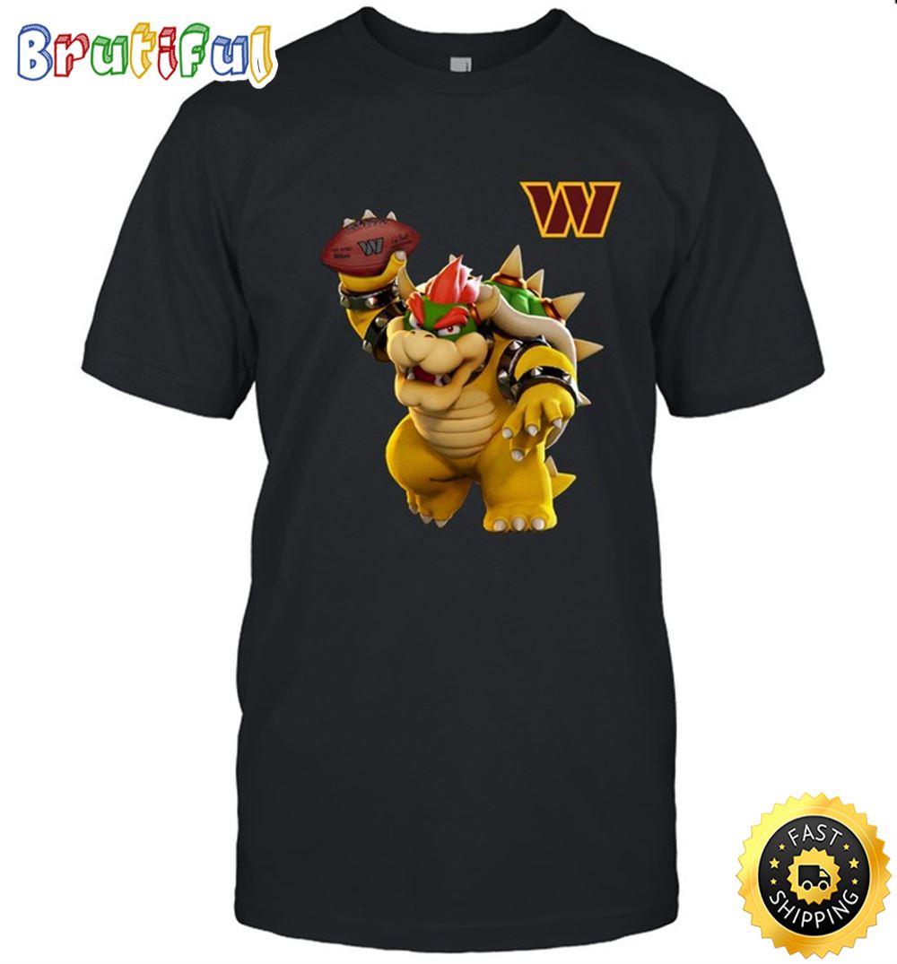 NFL Washington Commanders T Shirt Super Mario Nfl Super Mario Tshirt For Fans