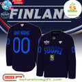 Finland NHL 4 Nations Hockey Jersey Premium Second Edition