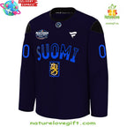 Finland NHL 4 Nations Hockey Jersey Premium Second Edition