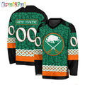 NHL Buffalo Sabres Jersey Special St.Patrick’s Day Design Hockey Jersey
