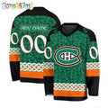 NHL Montreal Canadiens Jersey Special St.Patrick’s Day Design Hockey Jersey