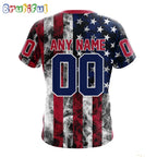 NHL Nashville Predators Happy Independence Day The 4th Of July 3D T Shirt