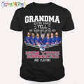 NHL New York Rangers T Shirt, Grandma Doesn’t Usually Yell But When She Does Her New York Rangers Are Playing Shirt