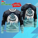 NHL Seattle Kraken Hockey New Design Litmited Christmas Ugly Sweater