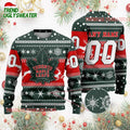 NHL Toronto Maple Leafs Personalized Name & Number Ugly Christmas Sweater
