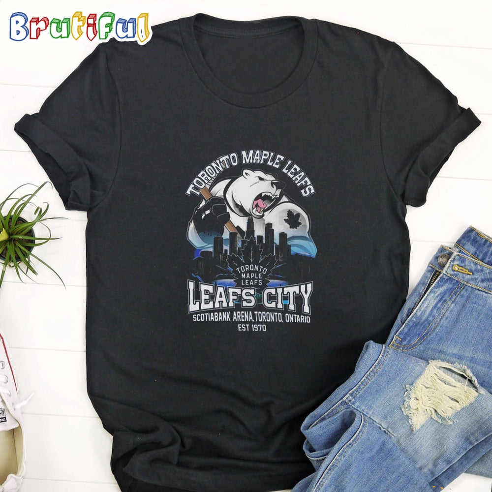 NHL Toronto Maple Leafs Polar Bears Ice Hockey City EST 1970 T Shirt