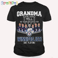 NHL Winnipeg Jets T Shirt, Grandma Doesn’t Usually Yell But When She Does Her Winnipeg Jets Are Playing Shirt