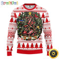 NHL Detroit Red Wings Ugly Christmas Sweater Ball Pine Tree Christmas Unisex Sweater