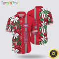 NHL Montreal Canadiens Hawaiian Shirt Tropical Tropical Forest Floral Pattern Summer Hawaiian Shirt