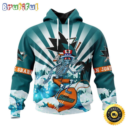 NHL San Jose Sharks Hoodie Specialized Kits For The Grateful Dead 3D Hoodie Unisex Hoodie Tshirt