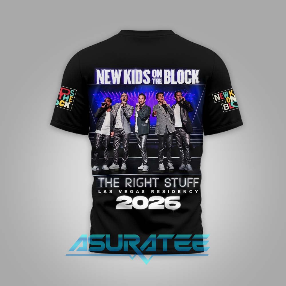 NKOTB The Right Stuff Las Vegas Residency 2026 Shirt