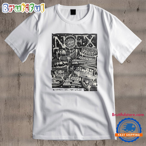 NOFX Portland June 29-30 2024 Tour OR T Shirt