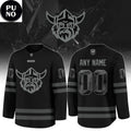 NRL Canberra Raiders 2026 Blackout Personalized Hockey Jersey