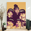 N.W.A Rapper Hip Hop 90s Poster Canvas