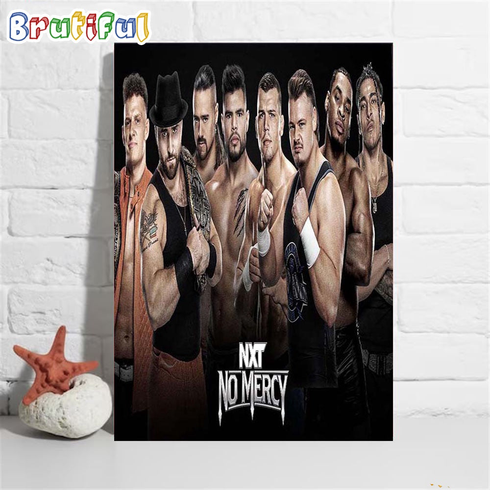 NXT Tag Team Titles Fatal 4-Way Match At NXT No Mercy Wall Art Poster Canvas