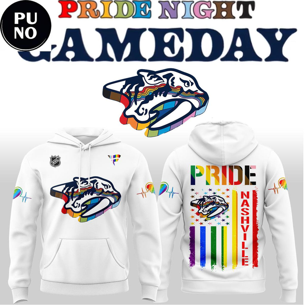 Nashville Predators Celebrating Pride Night 2026 Hoodie T-Shirt
