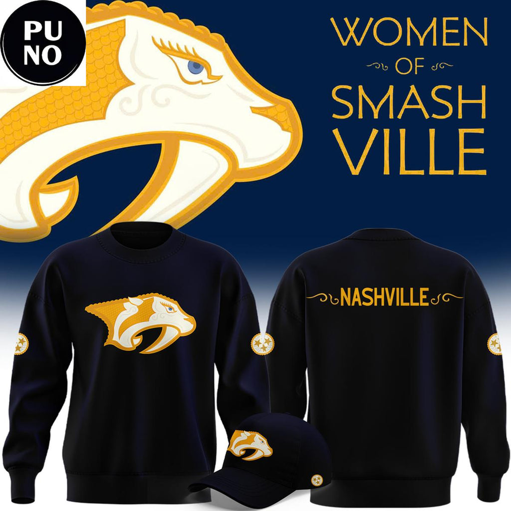 Nashville Predators Women of Smashville Night 2026 Nashville Hoodie Shirt