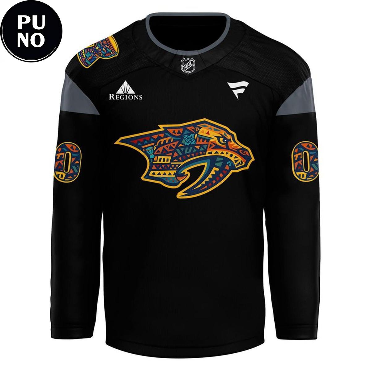 Nashville Predators x Black Music Heritage Night 2026 Personalized Hockey Jersey